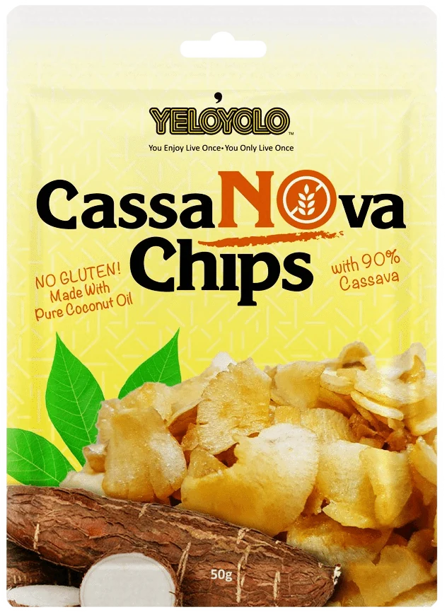 YELOYOLO CassaNova Chips 50 g package